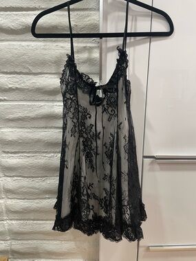 🚫🚫SOLD🚫🚫Sold out NWT Widow Faithfully Doomed Lace Mini Babydoll Dress XXS